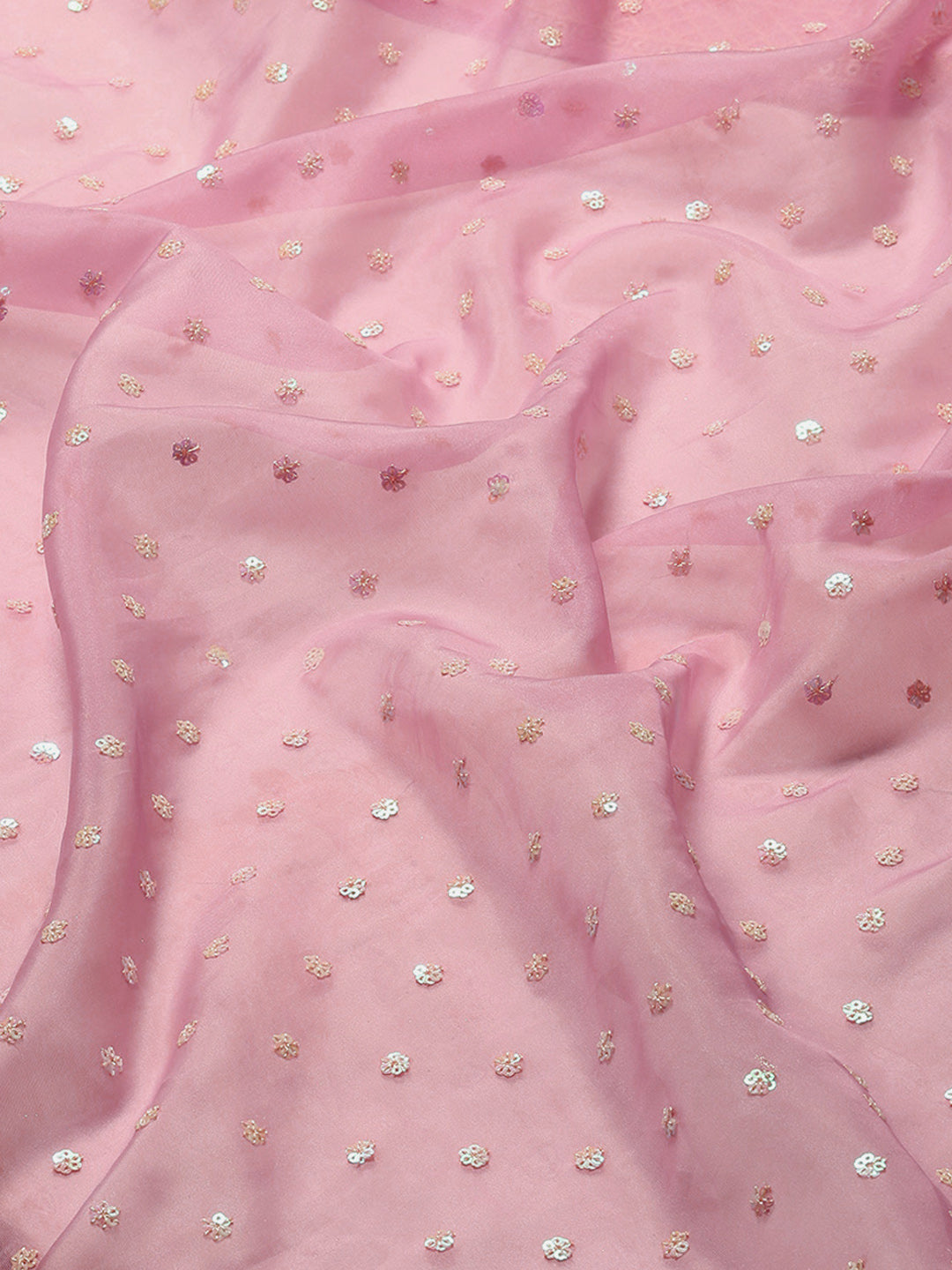 Embroidered Organza Saree