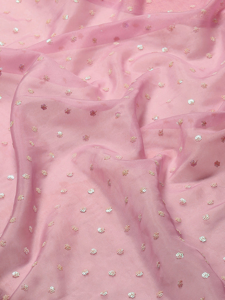 Embroidered Organza Saree