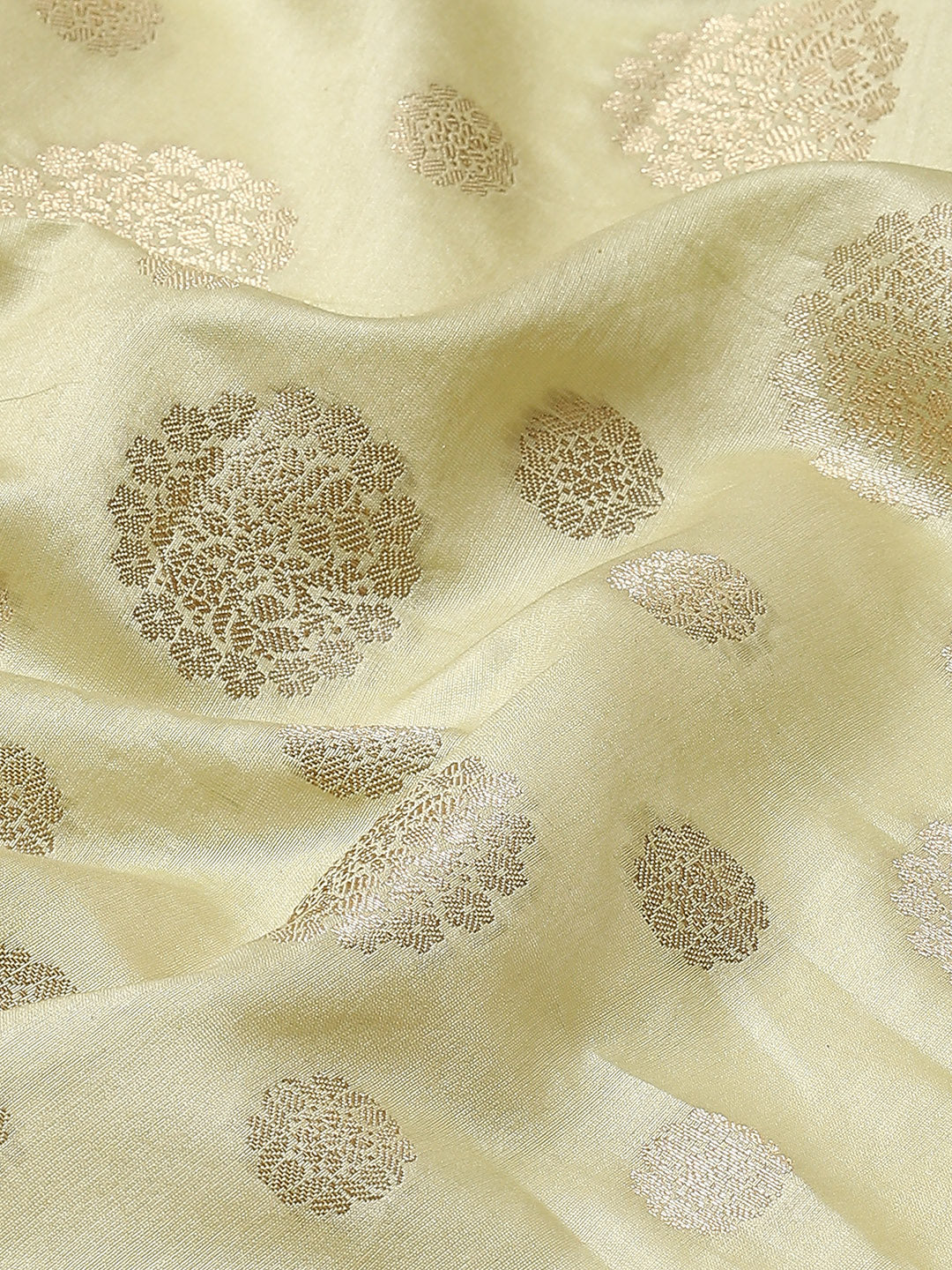 Zari Border Booti Cotton Woven Saree