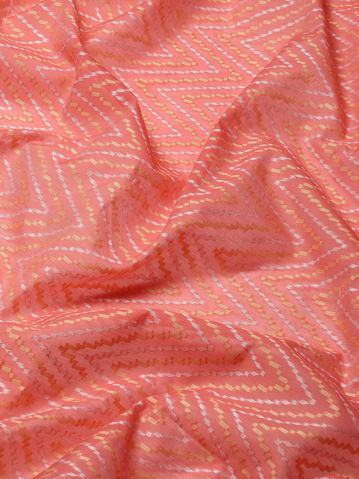 Zig Zag Woven Cotton Saree