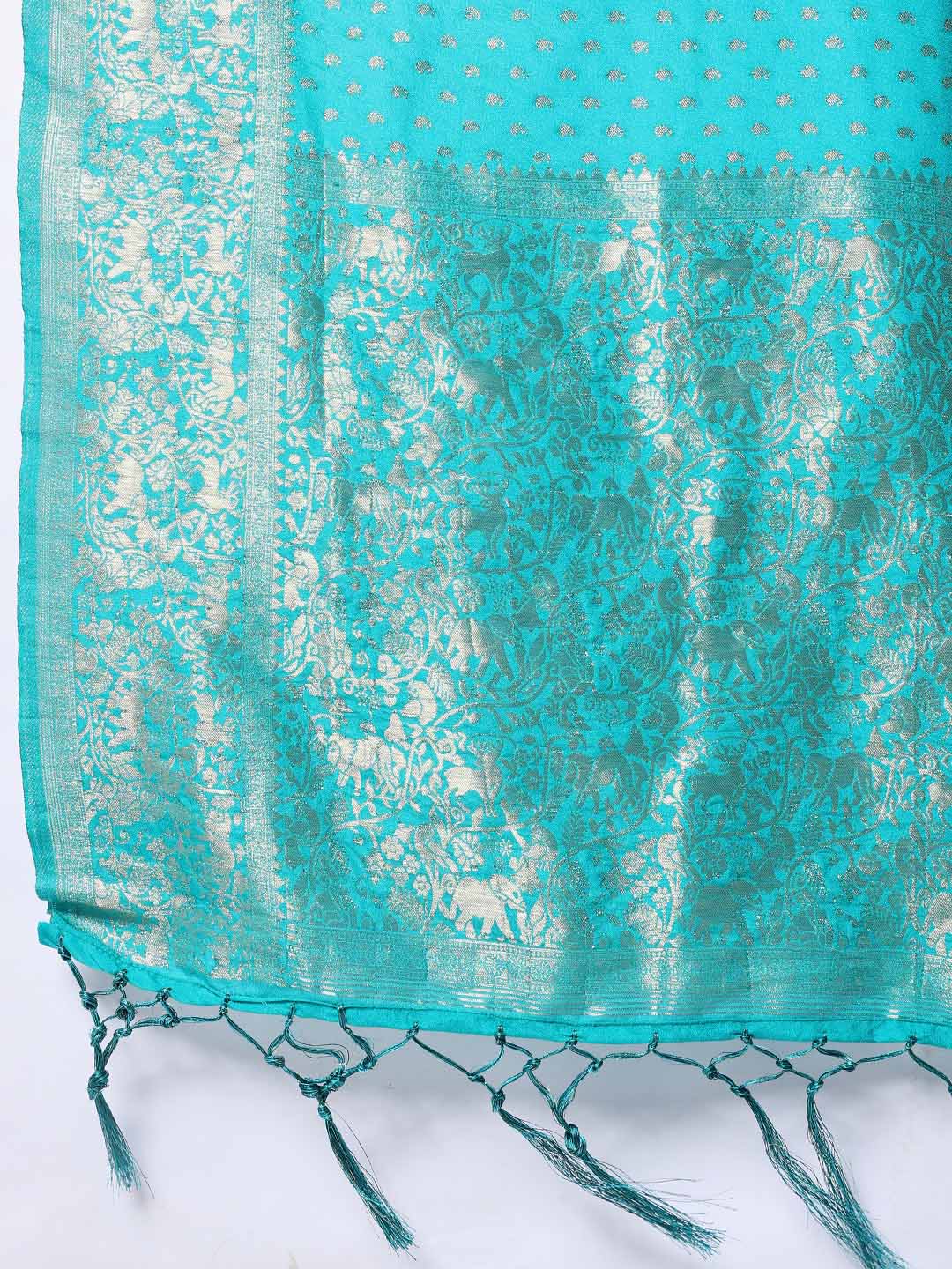 Zaari Jaal Crepe Saree