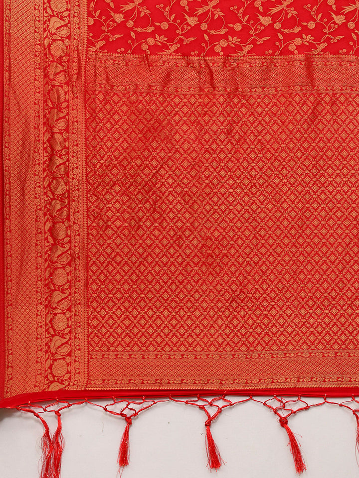 Zaari Jaal Crepe Saree