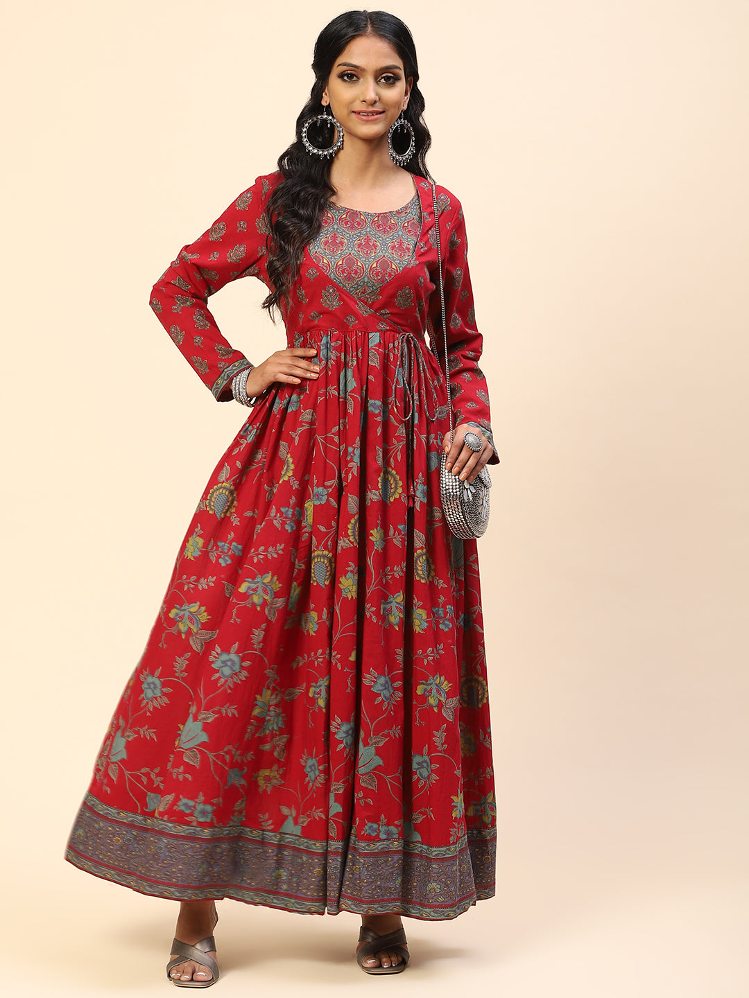 Printed Cotton Anarkali Kurta