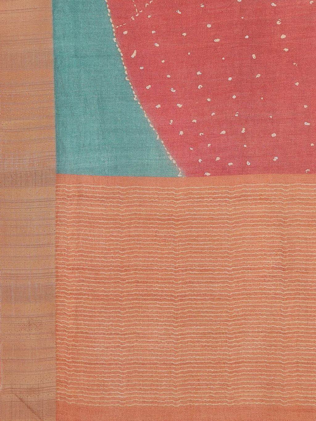 Printed Tussar Saree