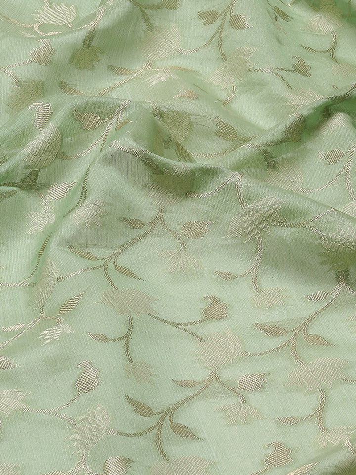 Floral Jaal Woven Cotton Saree
