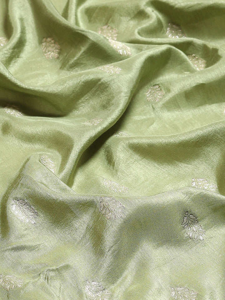 Zari Jaal Handloom Woven Saree