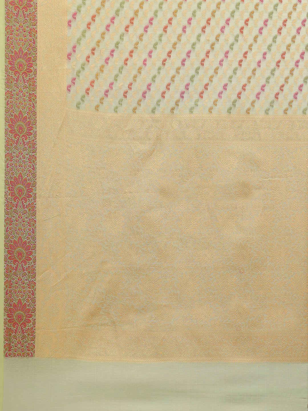 Resham Woven Design Cotton Blend Woven Saree