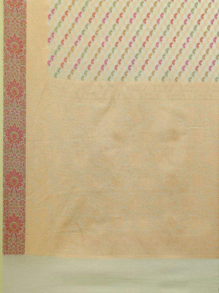 Resham Woven Design Cotton Blend Woven Saree