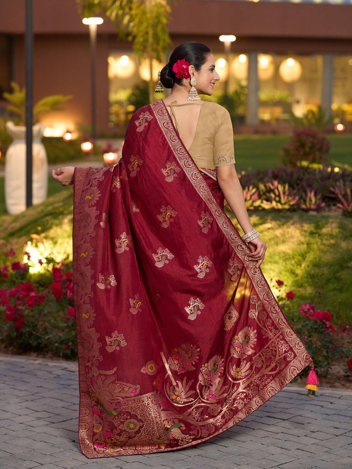 Woven Design Dola Silk Saree