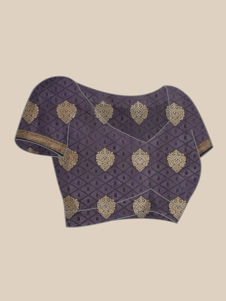 Zari Border Booti Art Handloom Woven Saree