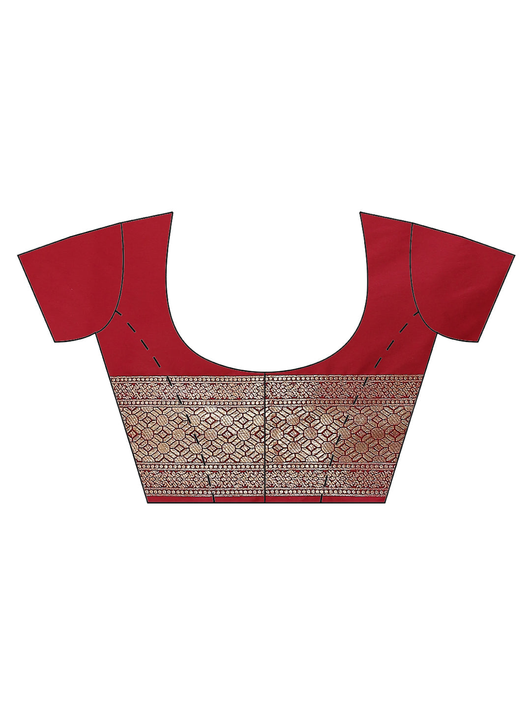 Zari Jaal Banarasi Woven Saree