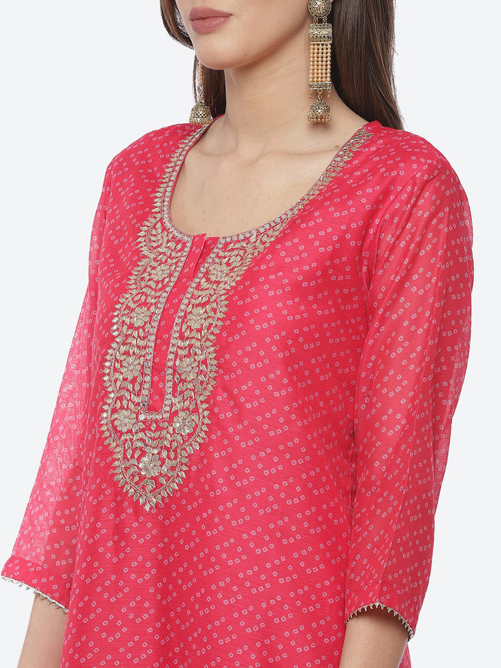 Printed Cotton Stitched Salwar Kameez With Printed Cotton Dupatta