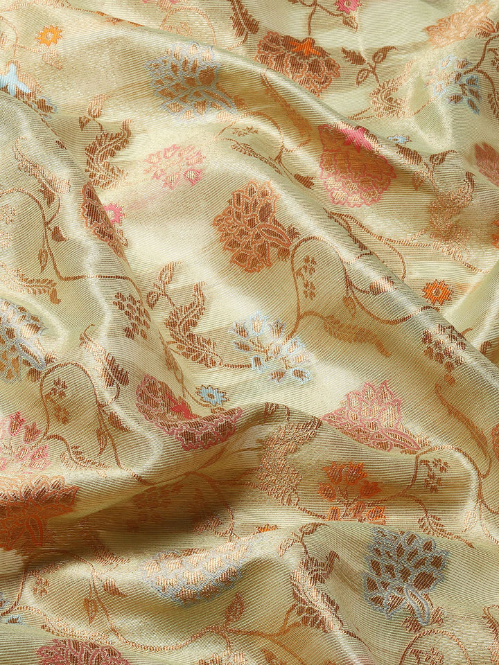 Zari Jaal Woven Cotton Saree