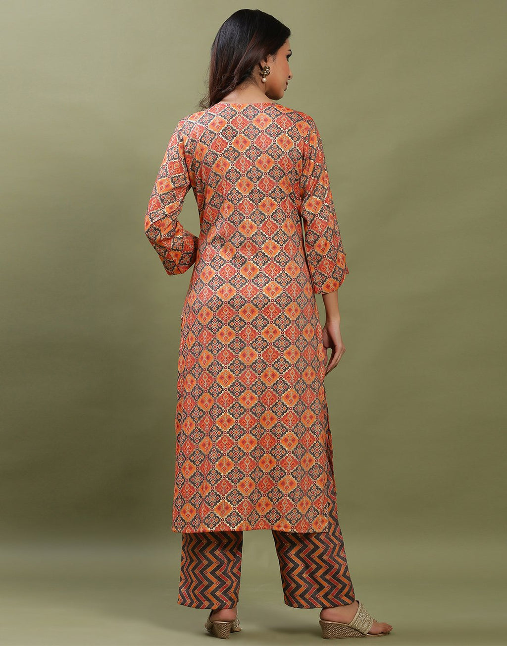 Printed Rayon Kurti With Pant