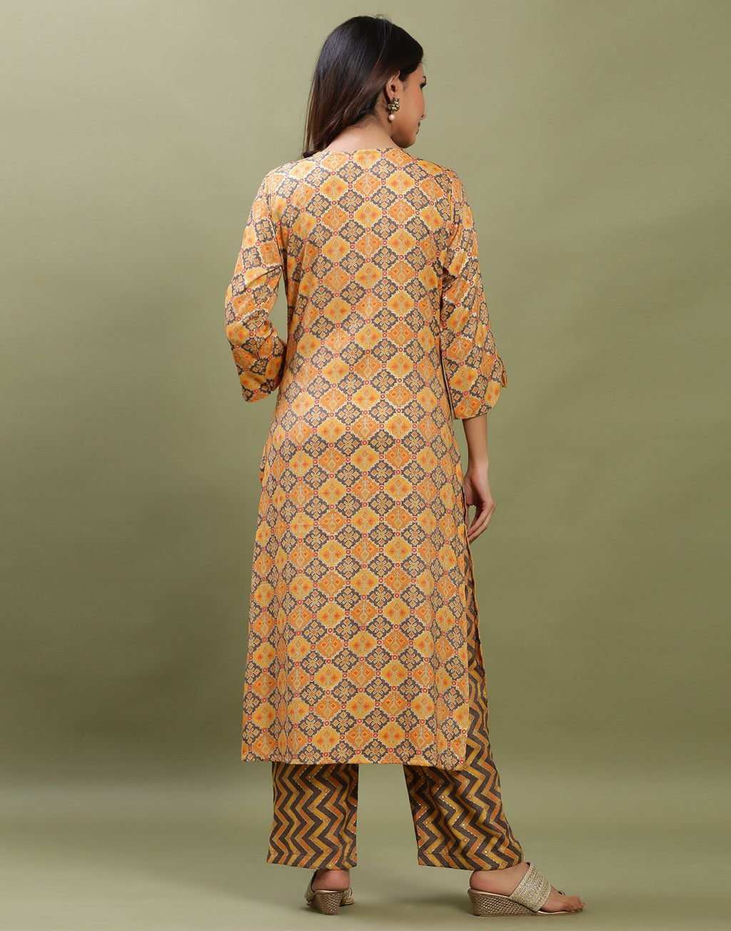 Printed Rayon Kurti With Pant