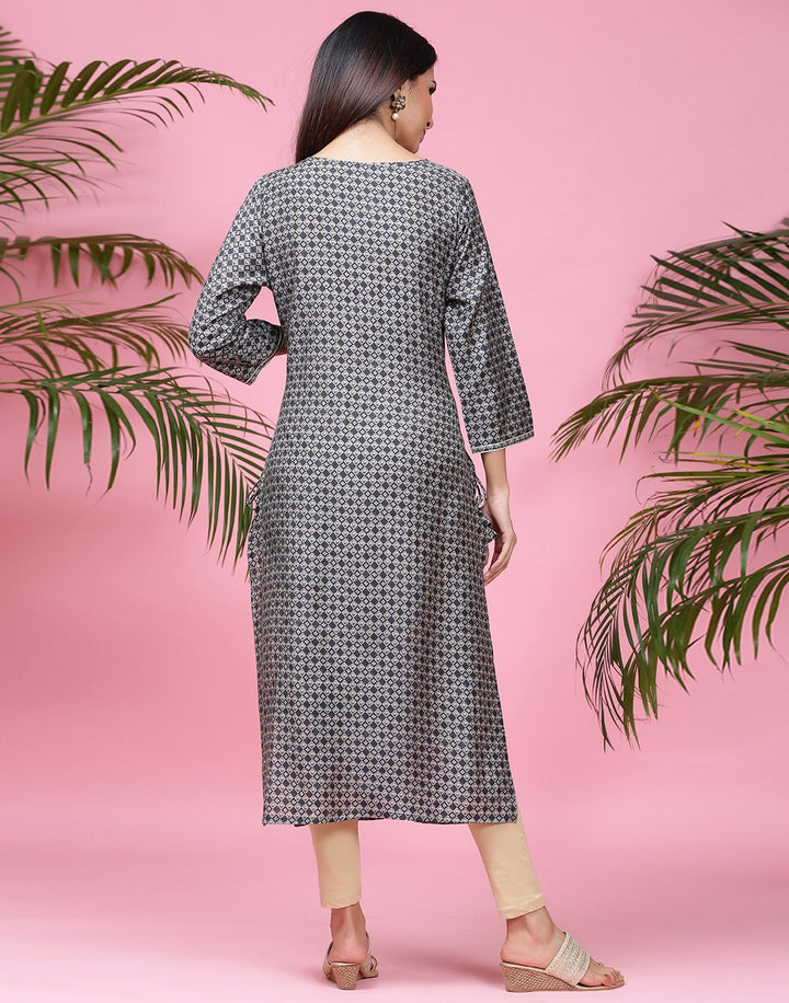 Printed Summer Cotton Kurti