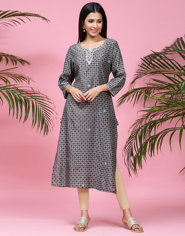 Printed Summer Cotton Kurti