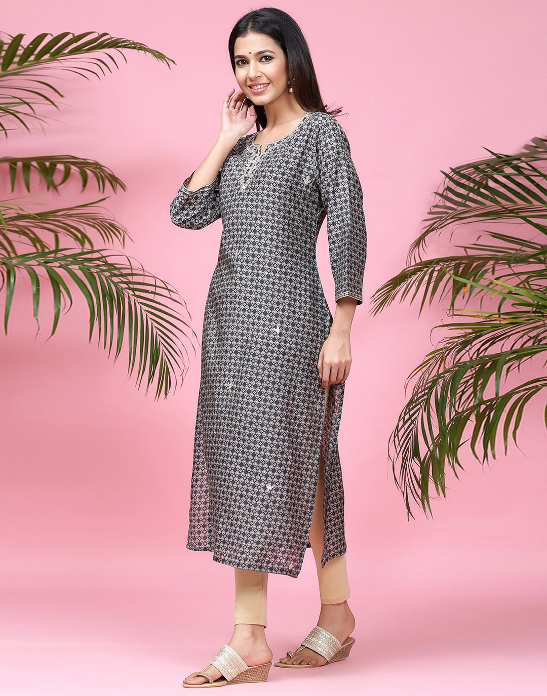 Printed Summer Cotton Kurti