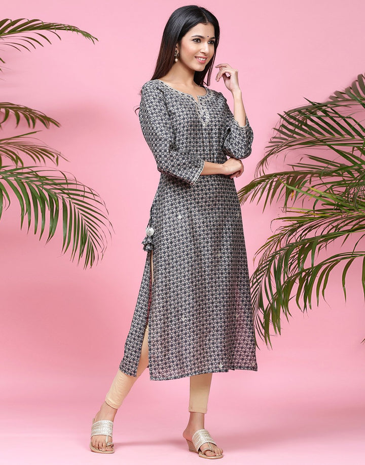 Printed Summer Cotton Kurti
