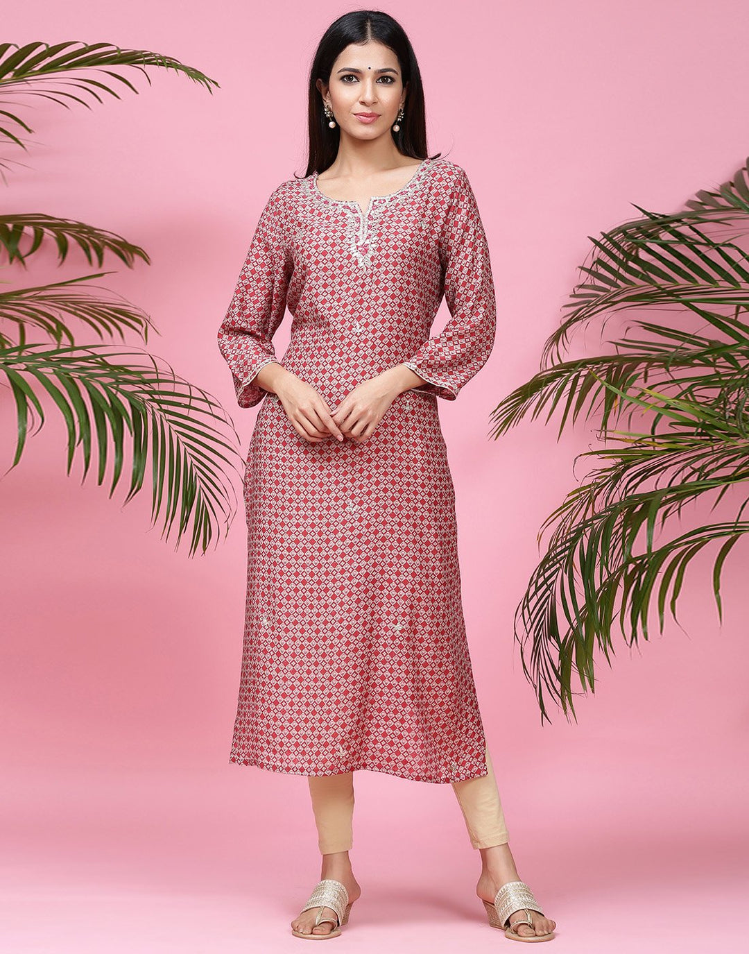 Printed Summer Cotton Kurti