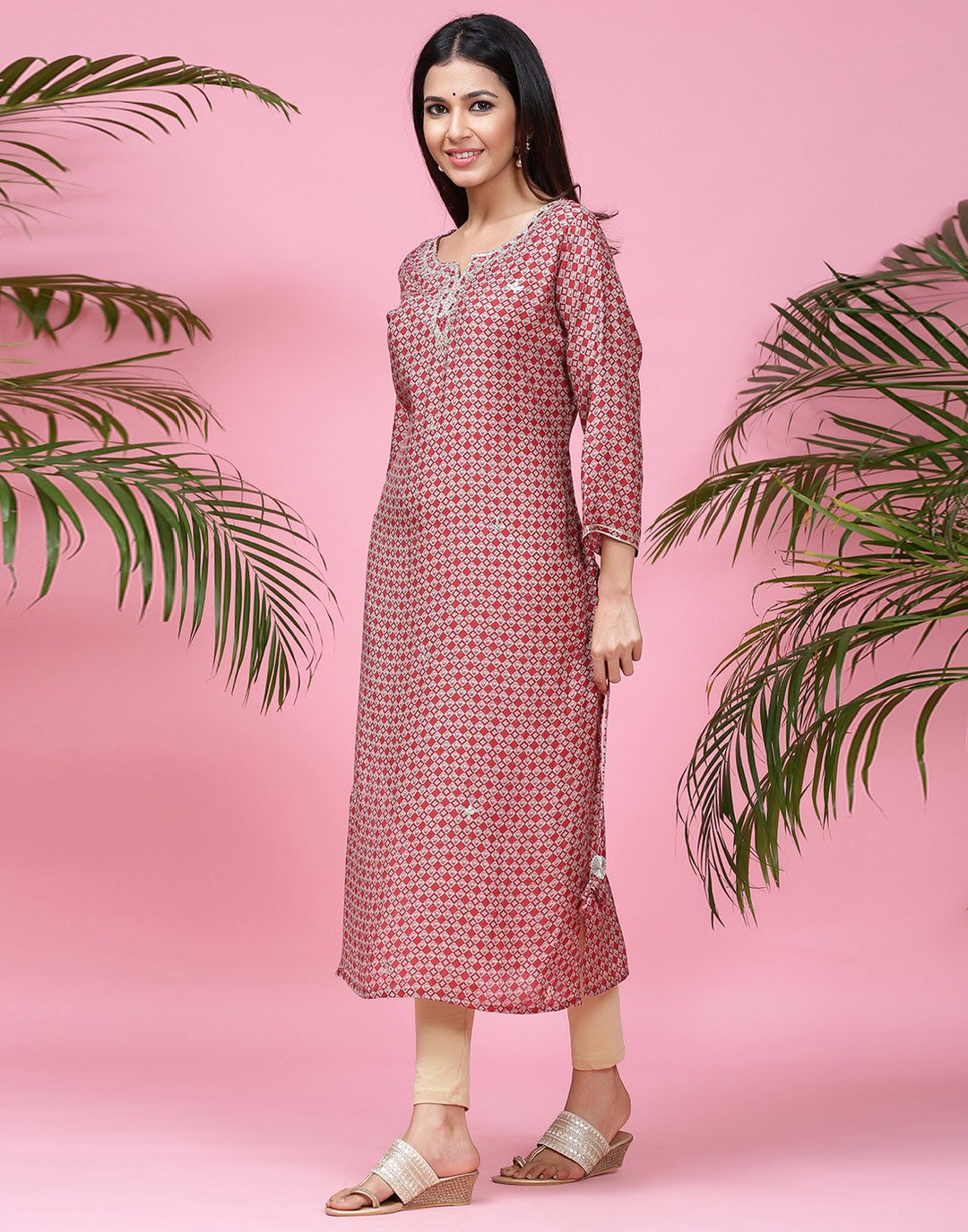Printed Summer Cotton Kurti
