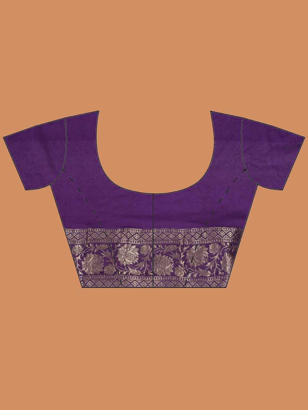 Plain Crepe Saree