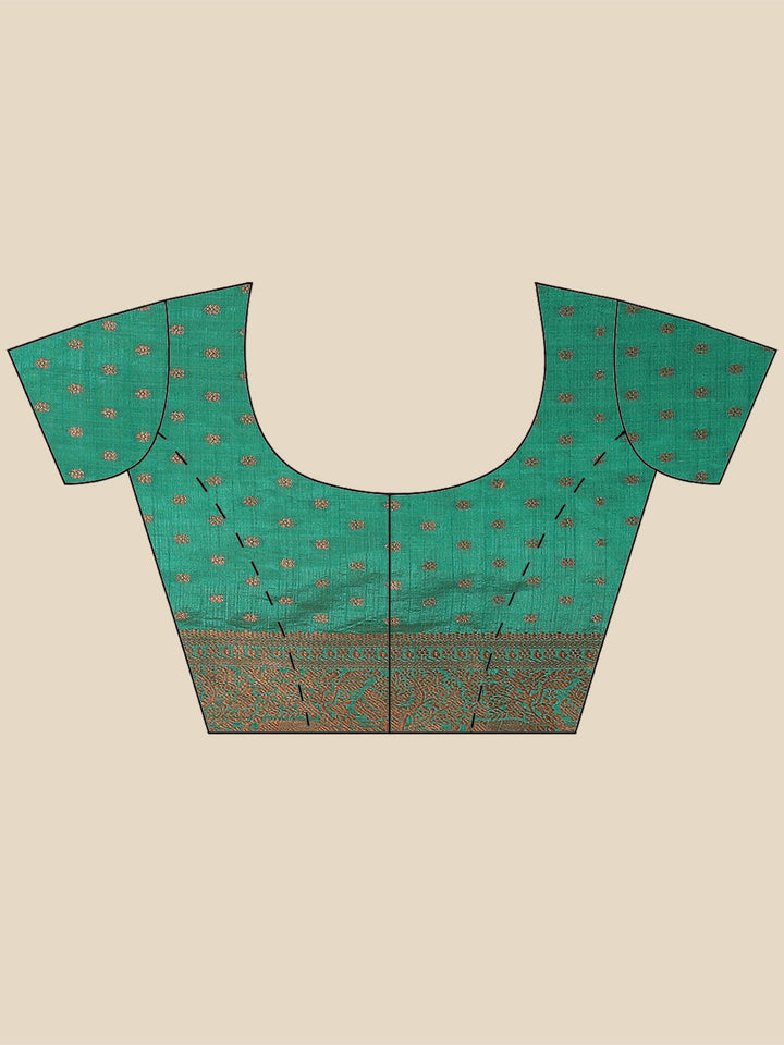 Zari Booti Woven Handloom Saree