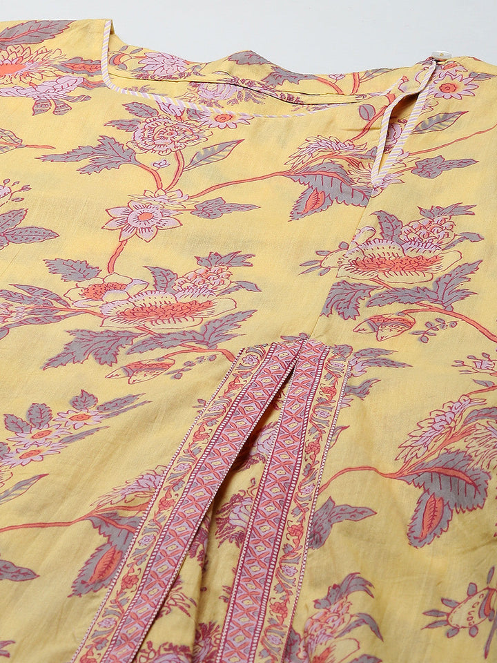Printed Cotton Double Layer Kurta