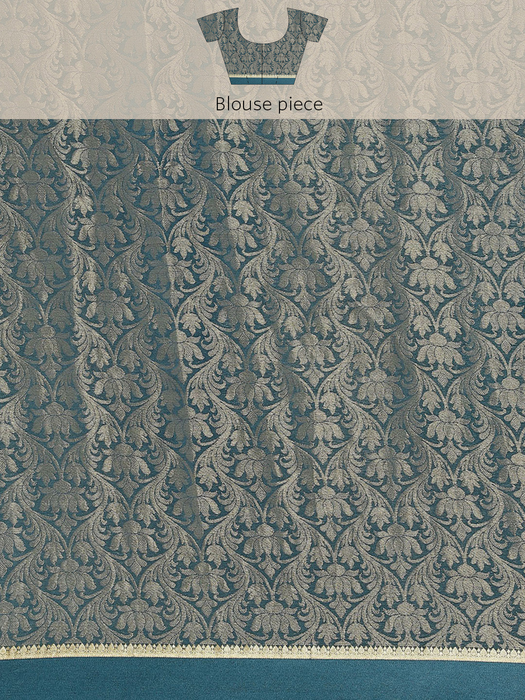 Brocade Zari Jaal Georgette Woven Saree
