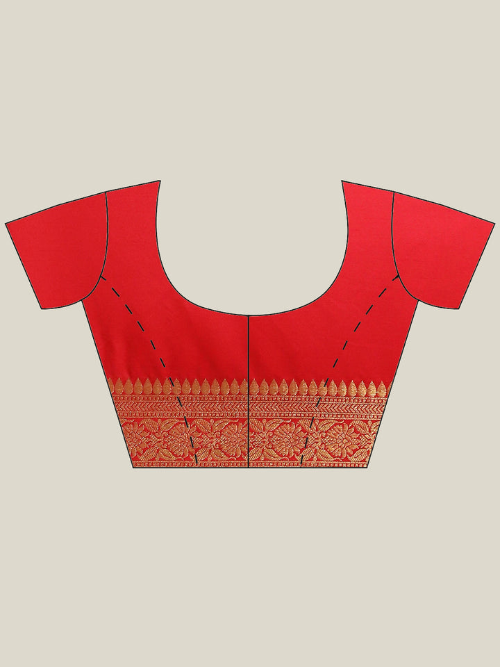 Zari Jaal Art Silk Woven Saree