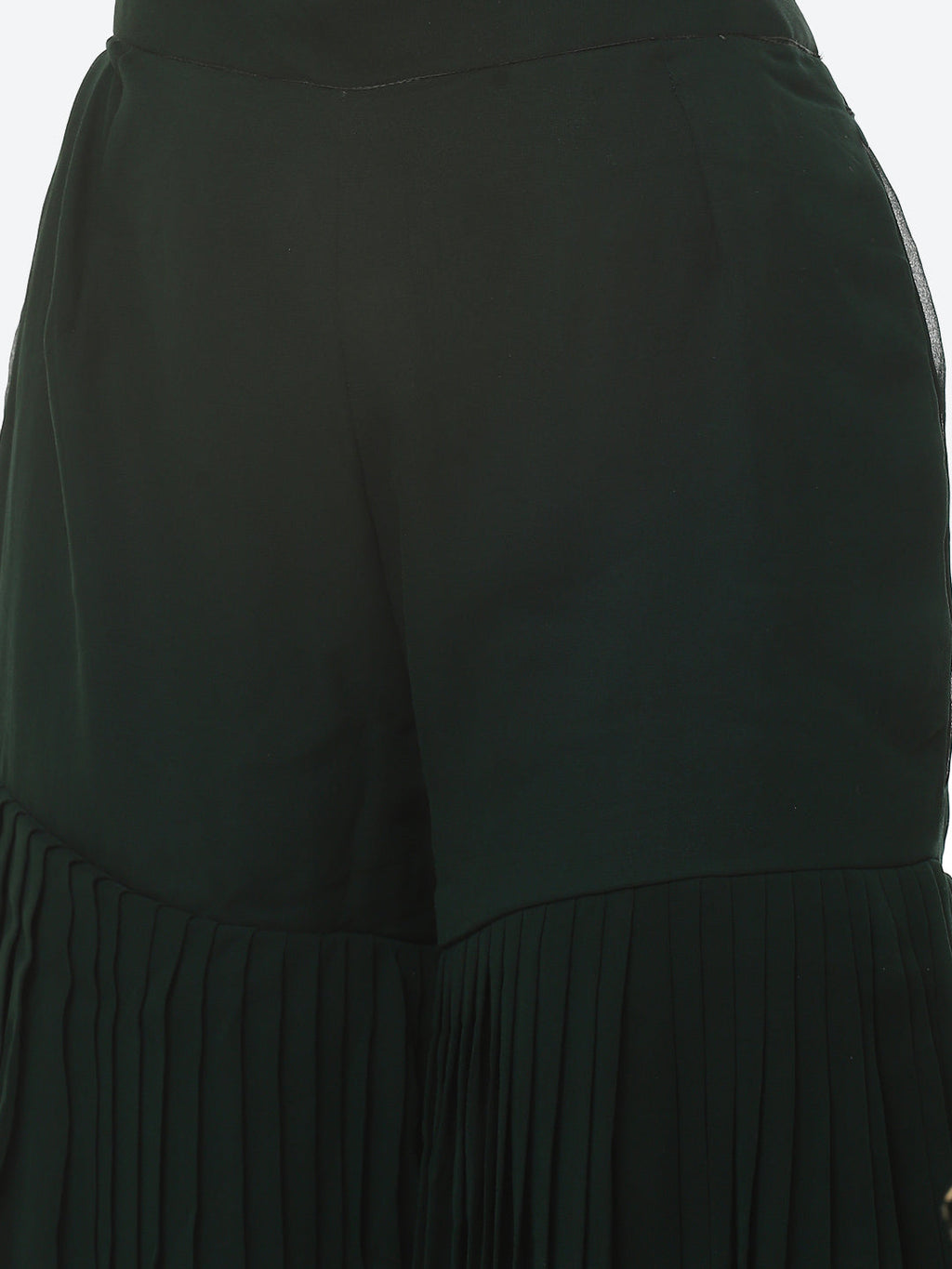 Zari Embroidered Georgette kurta With Palazzo & Dupatta