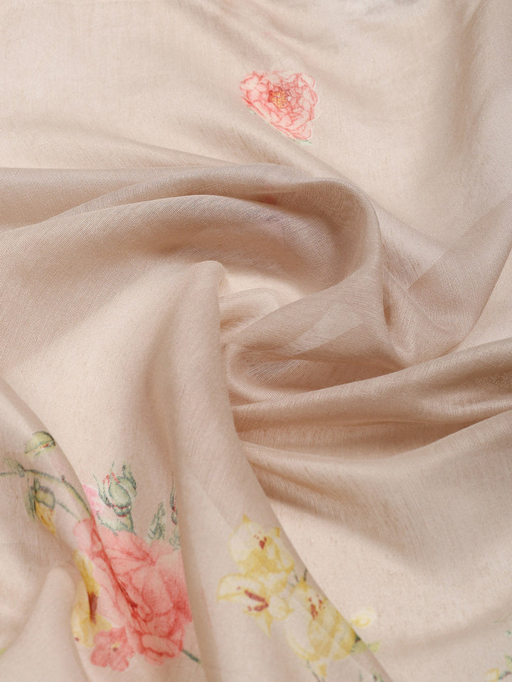 Maheshwari Printed Dola Cotton Saree