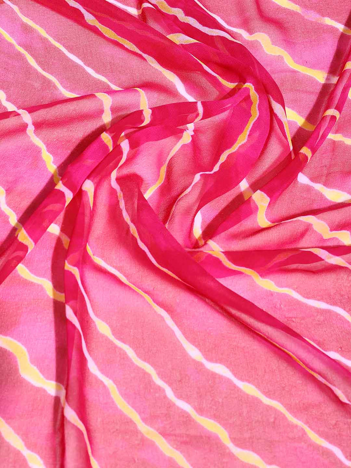 Printed Georgette Saree