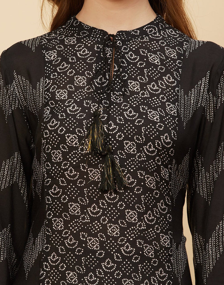 Printed Cotton Kurti With Pant