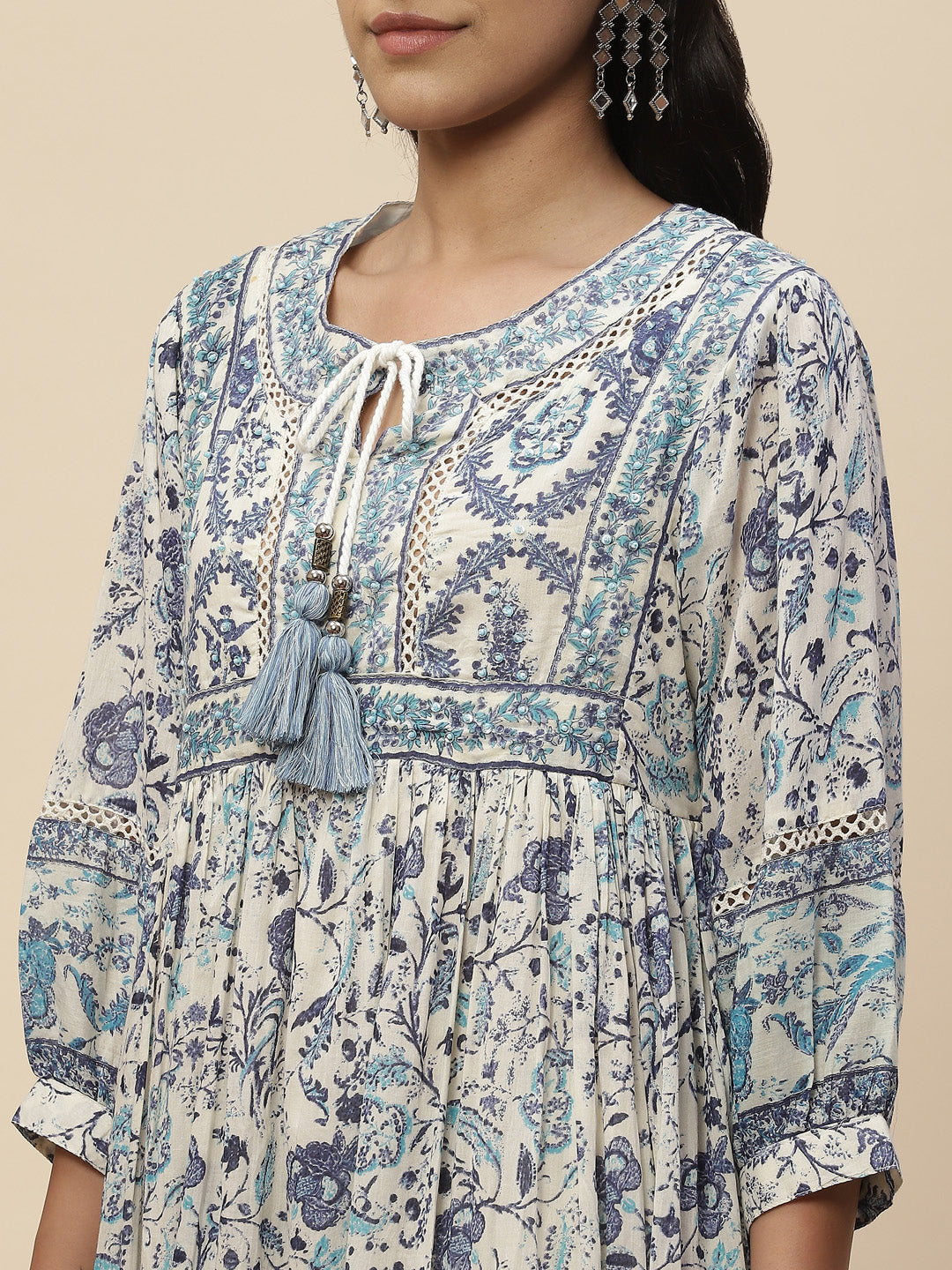 Printed Cotton Anarakali Kurta