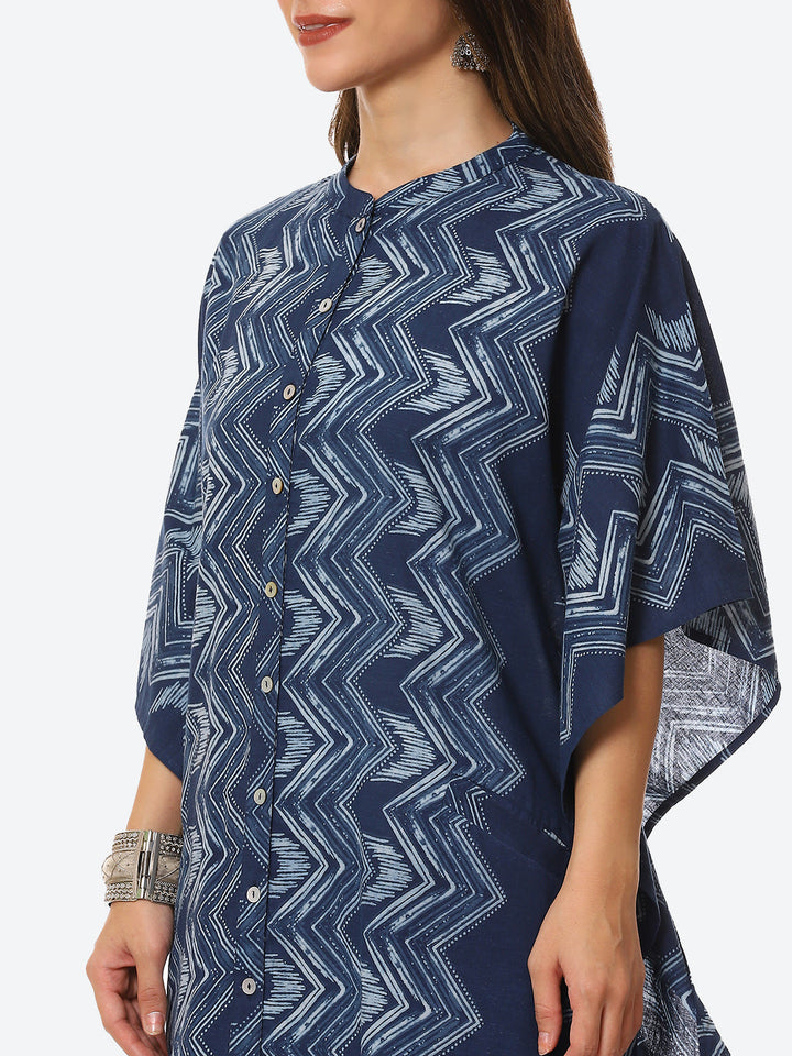 Printed Cotton Kaftan Kurta
