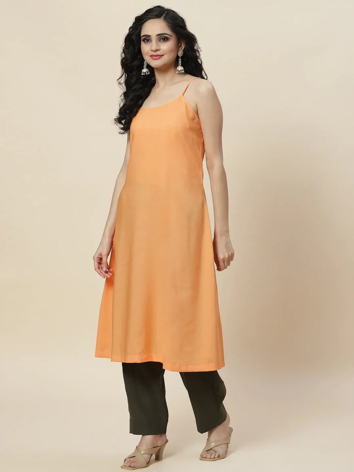 Floral Printed Organza Kurta With Palazzo &amp; Inner