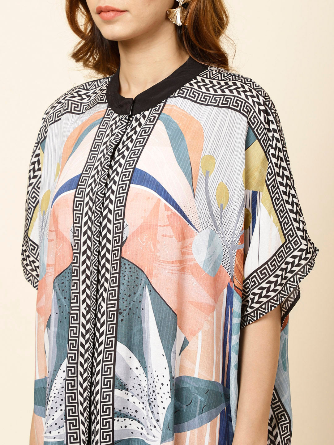Printed Muslin Kurti With Pants