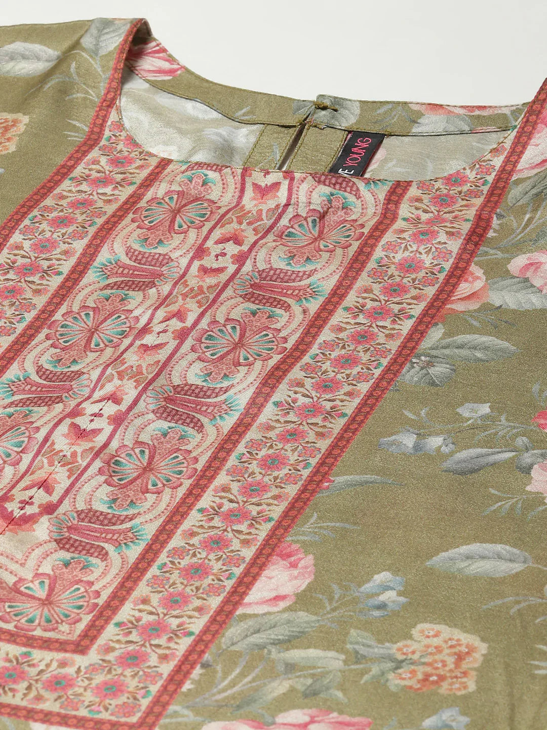 Floral Digital Printed Crepe Kurti