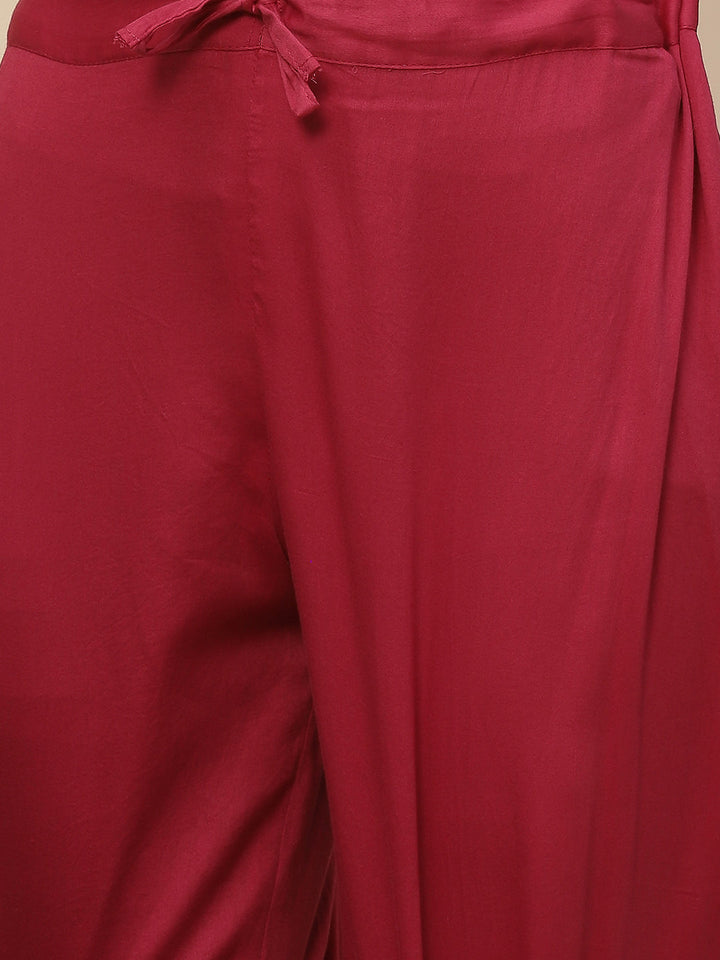 Zari Booti Cotton Kurta With Pants &amp; Dupatta