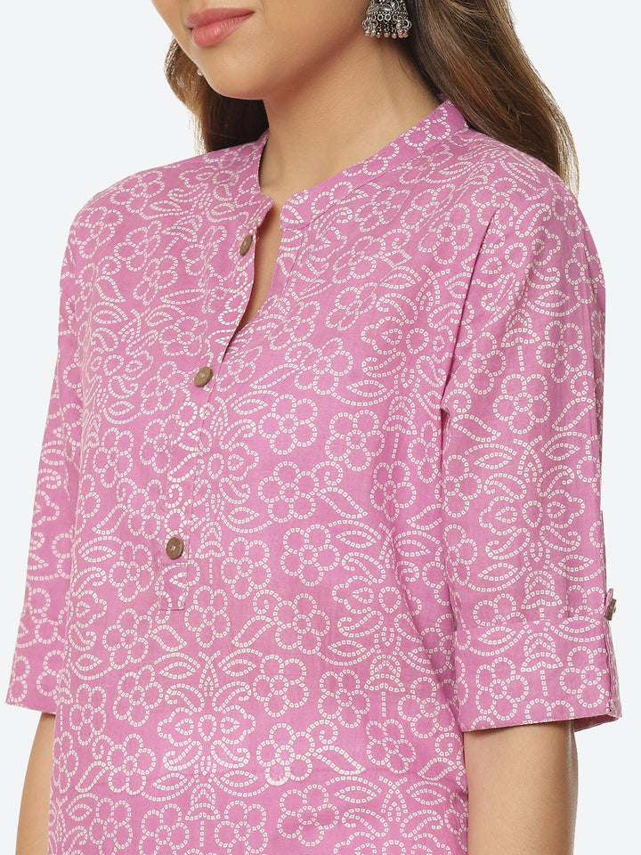 Printed Muslin Kurta
