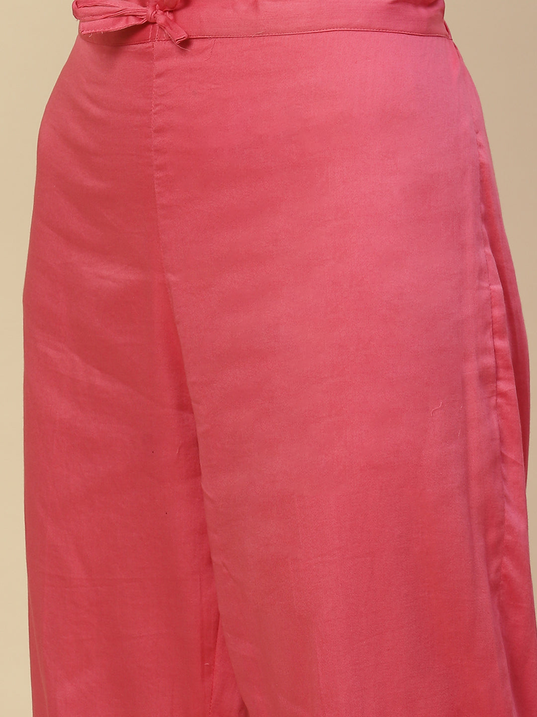 Resham Booti Satin Kurta With Pants &amp; Dupatta