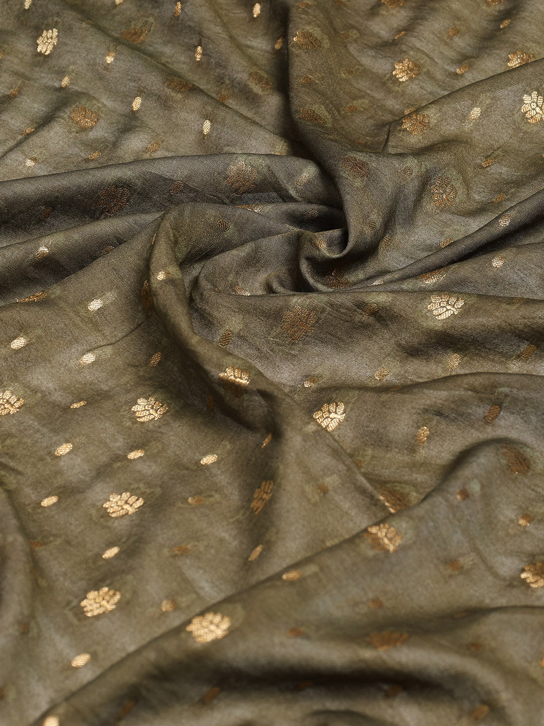 Digital Printed Cotton Blend Woven Saree
