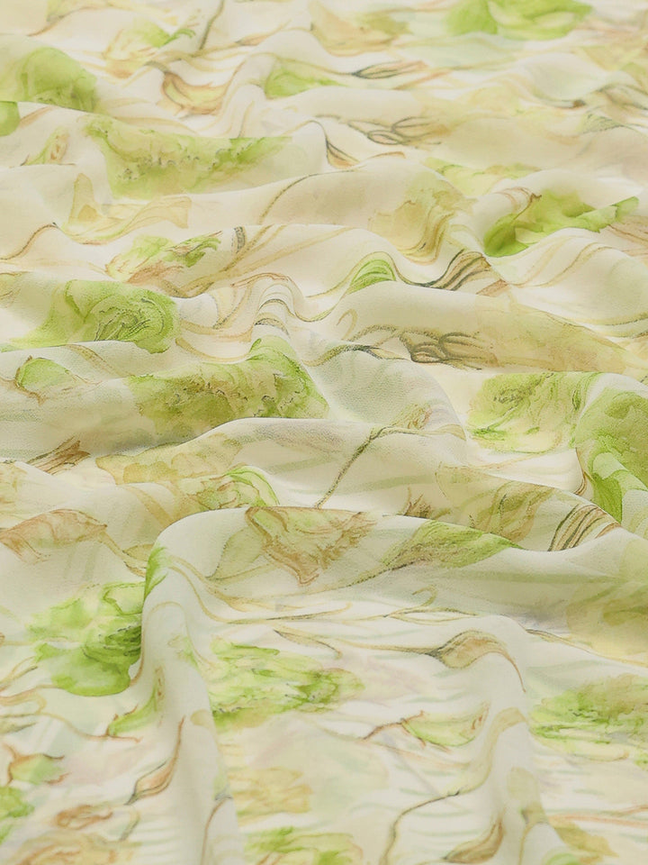 Digital Printed Georgette Saree
