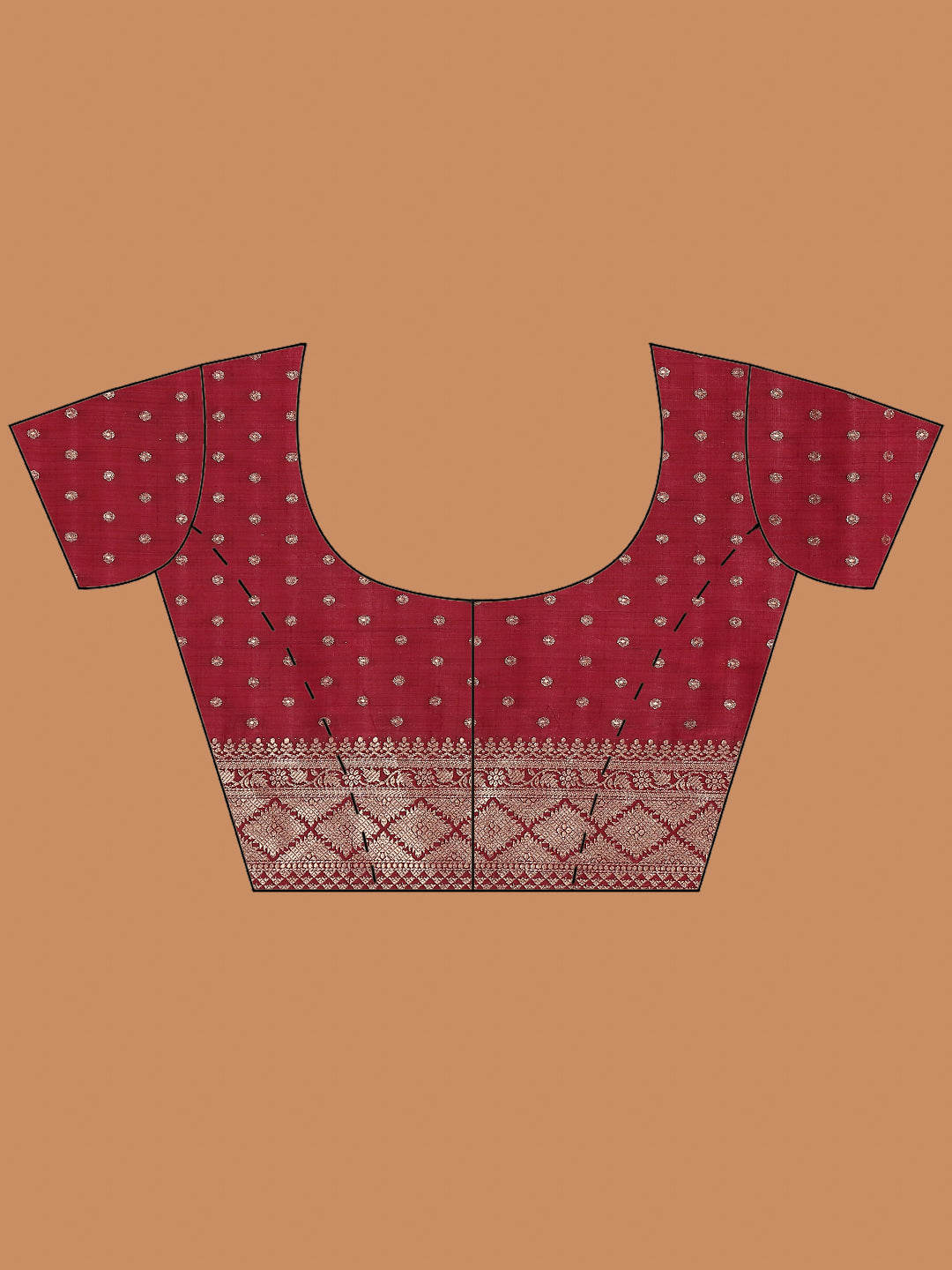 Zari Border Woven Art Silk Saree