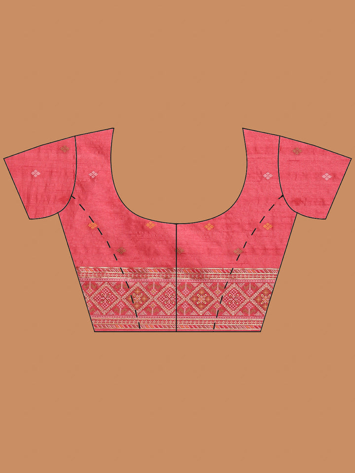 Zari Jaal Woven Art Silk Saree
