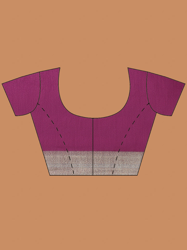 Woven Border Booti Art Silk Saree