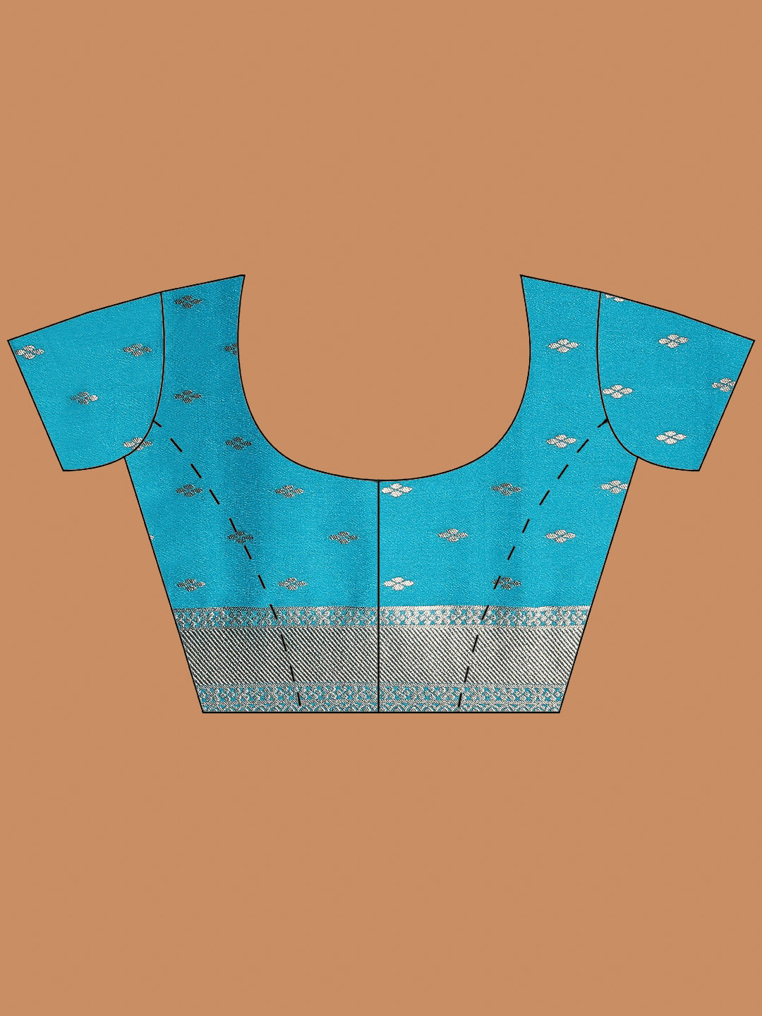 Zari Jaal Woven Art Silk Saree