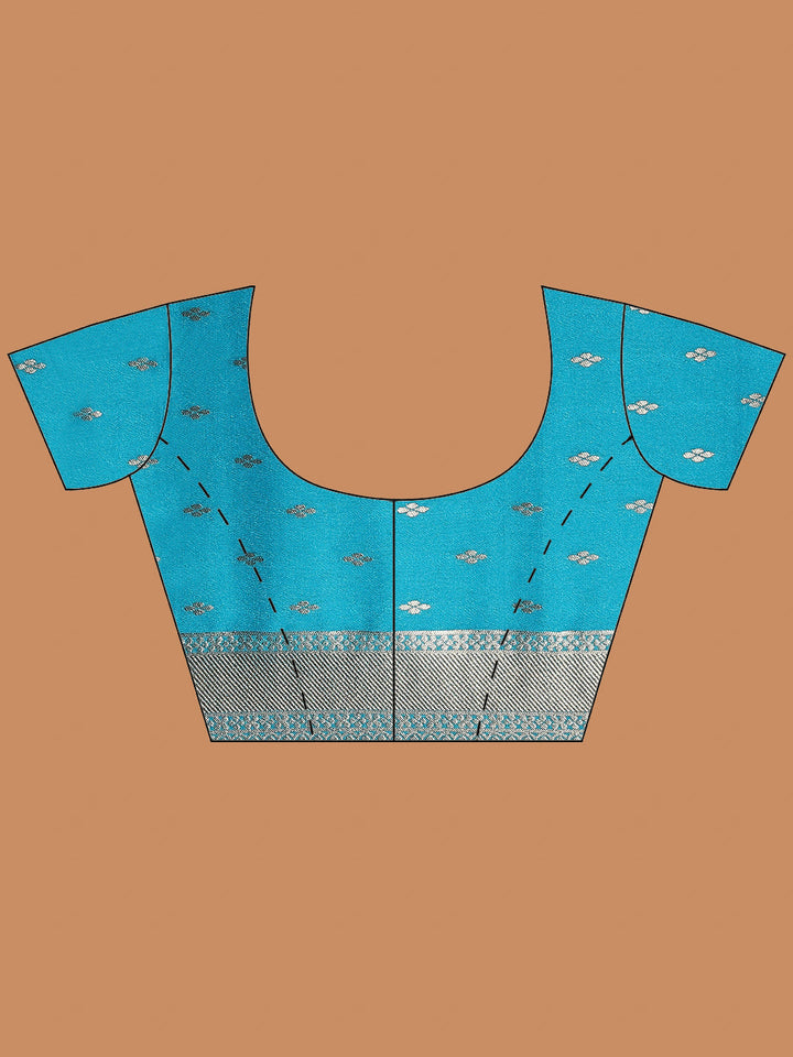 Zari Jaal Woven Art Silk Saree