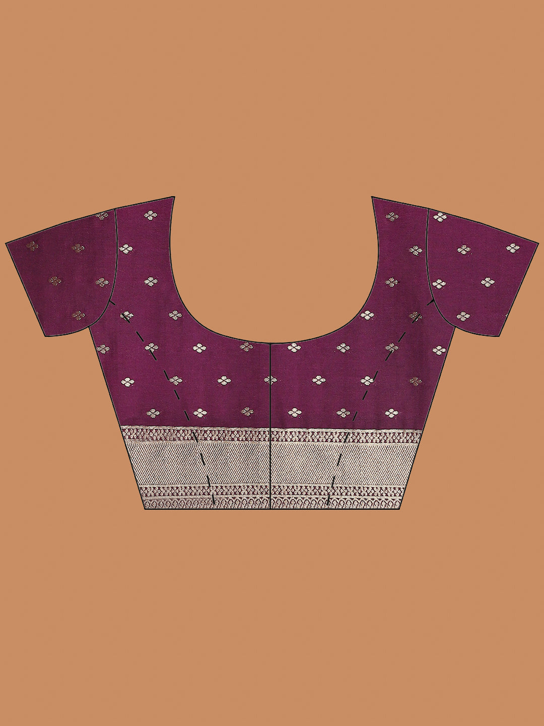 Zari Jaal Woven Art Silk Saree